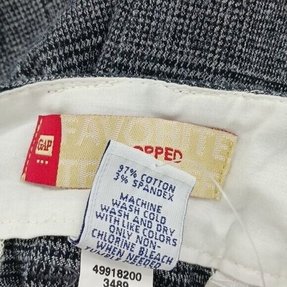 Gap Pants Dark Gray Cropped Favorite Trouser Womens Size 6 Regular - Picture 7 of 7
